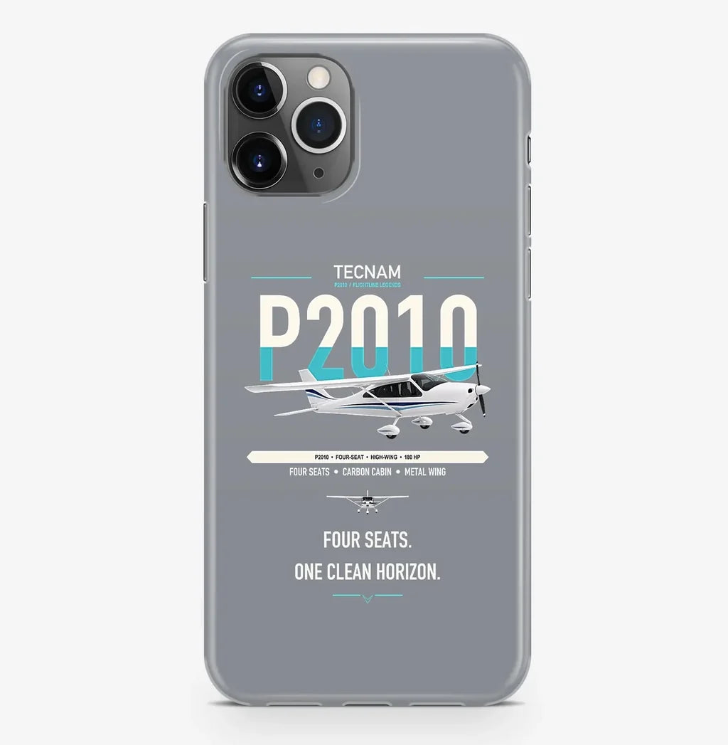 Tecnam P2010 design on gray magsafe iphone case, for iPhone Pro Max