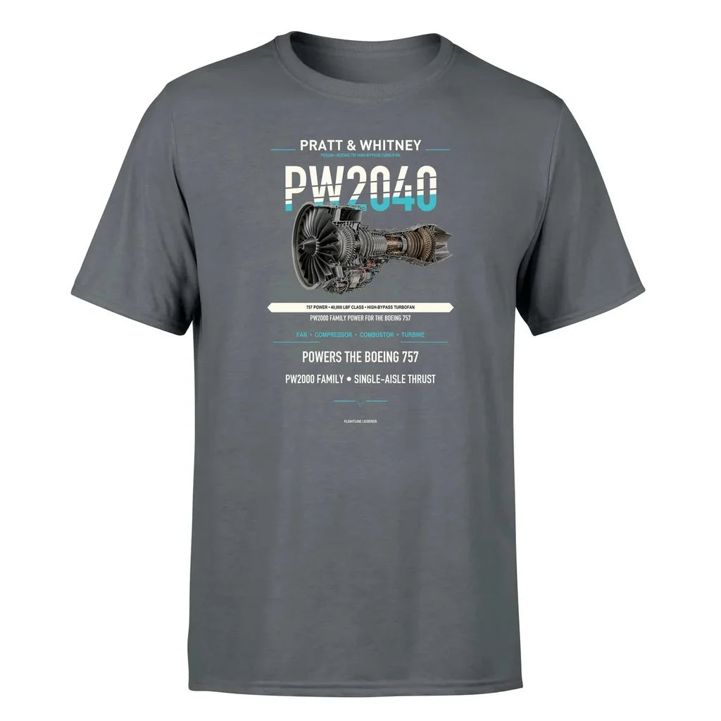 PW2040 design on gray single side