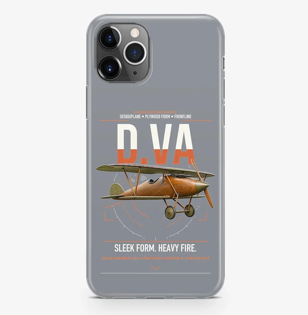 Albatros D.Va design on gray magsafe iphone case, for iPhone Pro Max