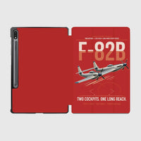 Thumbnail for F-82B Twin Mustang design on red samsung tablet tablet case