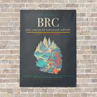 Thumbnail for San Carlos de Bariloche Airport BRC - Canvas No Frame - Gray