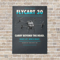 Thumbnail for DJI FlyCart 30 vertical canvas print - no frame - gray background