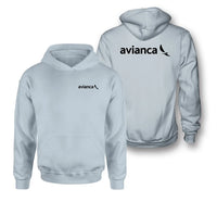 Thumbnail for Avianca Airlines logo on light blue double side hoodie
