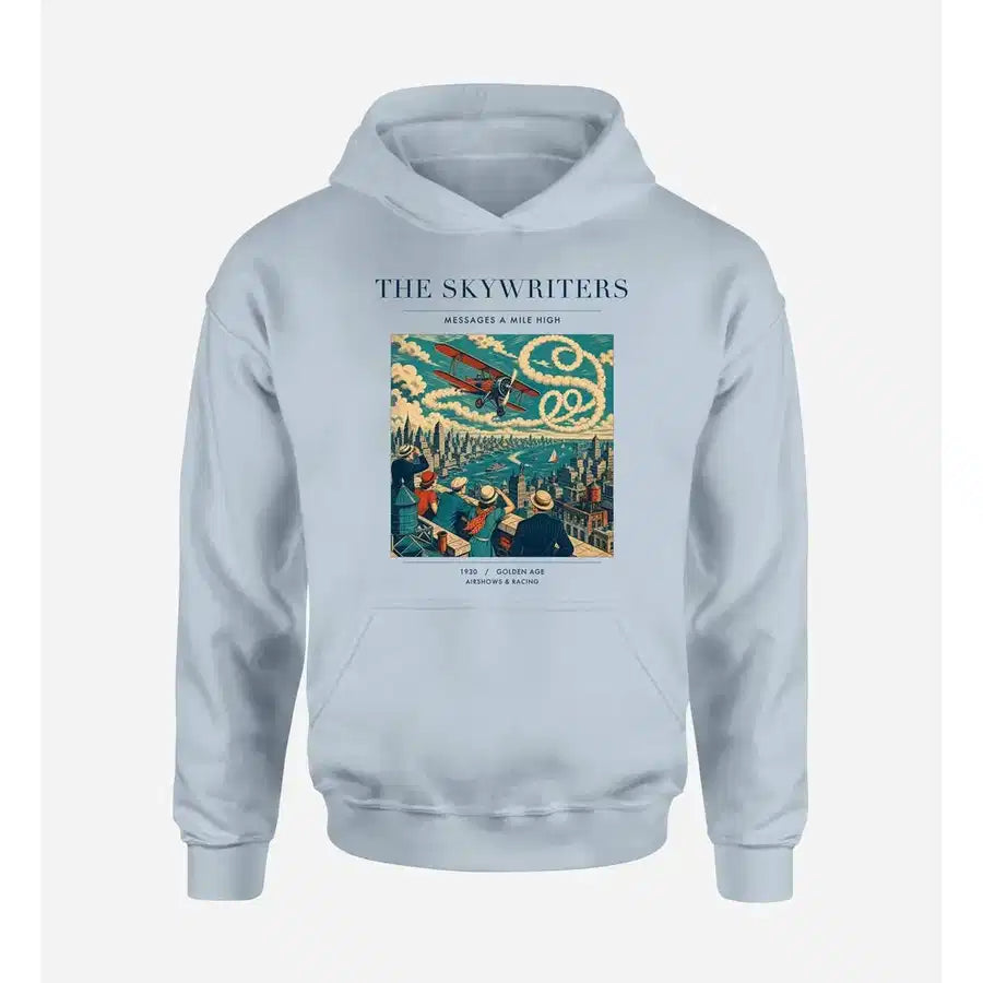 VINTAGE G4036 - The Skywriters - Premium Hoodie design on lightblue premium