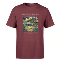 Thumbnail for VINTAGE G4084 - The Island Milk Run - Premium T-Shirt design on darkred premium t shirt