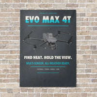 Thumbnail for Autel EVO Max 4T vertical canvas print - no frame - gray background