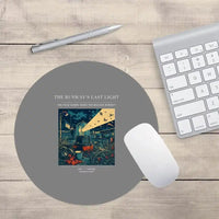 Thumbnail for VINTAGE G4425 - The Runway's Last Light - Designed Mouse Pads design on gray round
