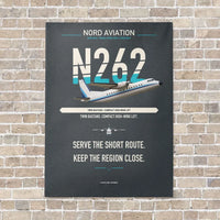 Thumbnail for Nord 262A vertical canvas print - no frame - gray background
