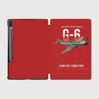 Thumbnail for Messerschmitt Bf 109G-6 design on red samsung tablet tablet case