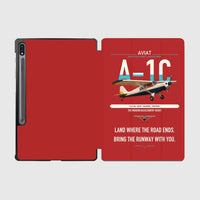 Thumbnail for Aviat Husky A-1C-180 design on red samsung tablet tablet case