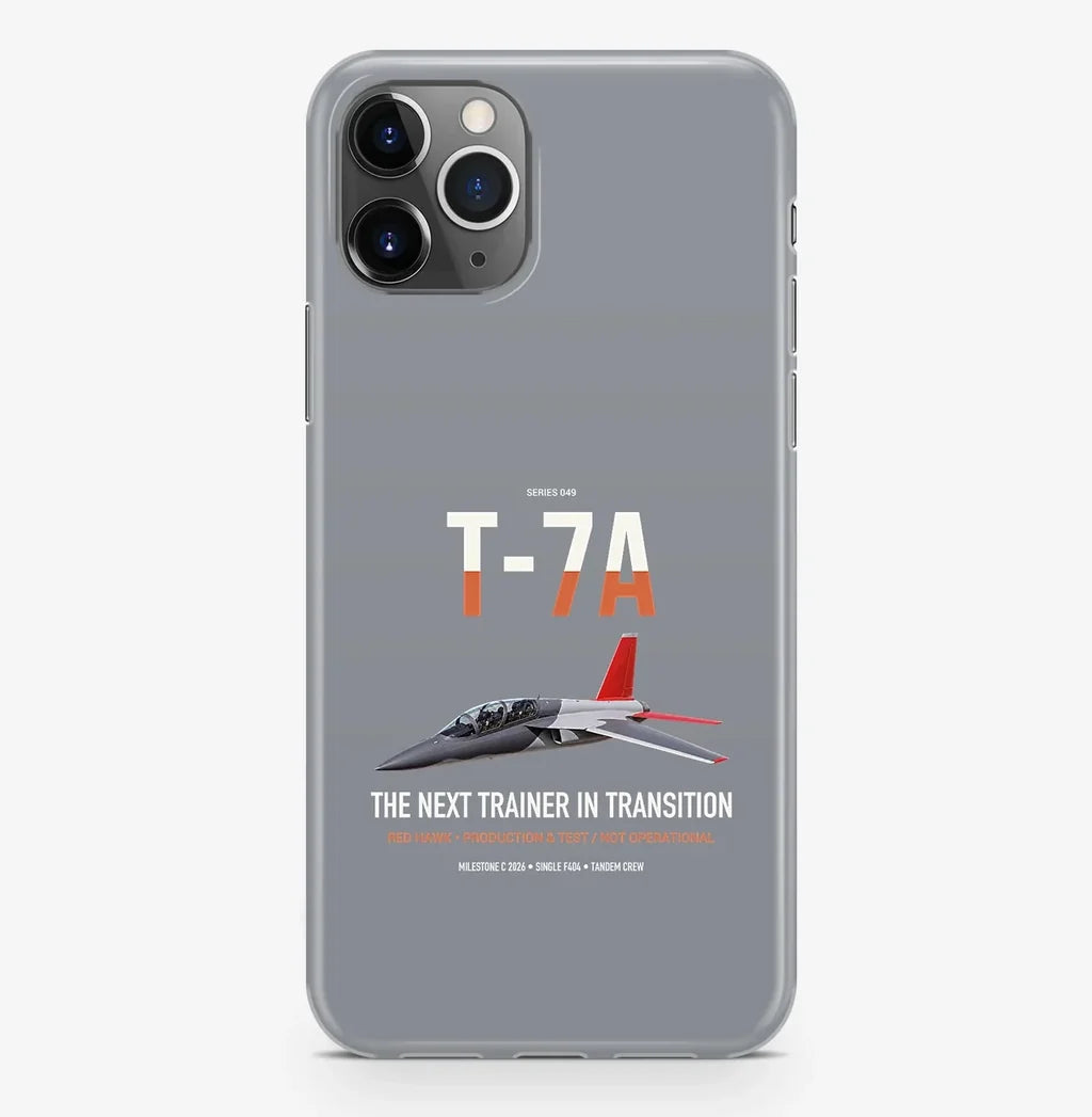 T-7A Red Hawk design on gray magsafe iphone case, for iPhone Pro Max