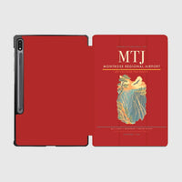 Thumbnail for Montrose Regional Airport (MTJ) design on red samsung tablet tablet case
