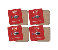 Thumbnail for Airbus H135 design on red 4 pieces set coaster