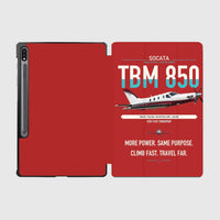 Thumbnail for Socata TBM 850 design on red samsung tablet tablet case