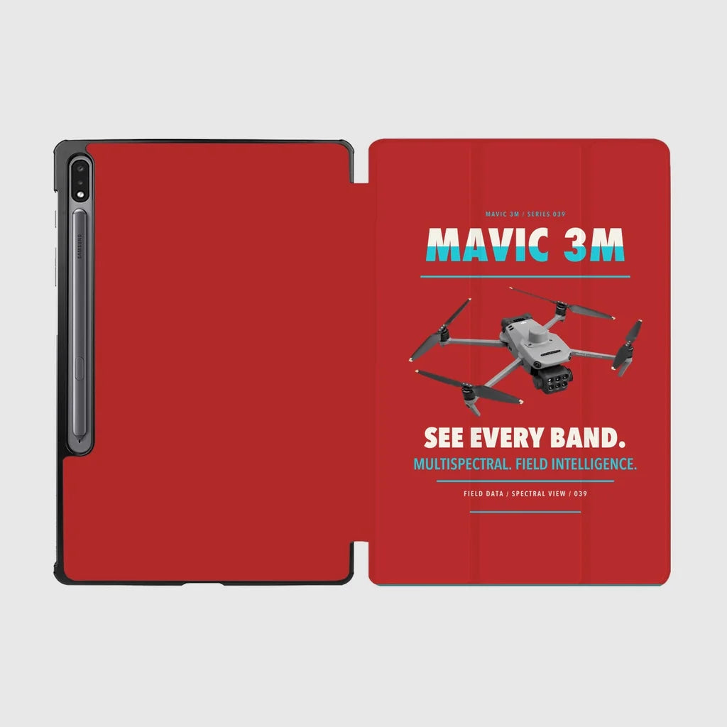 DJI Mavic 3 Multispectral design on red samsung tablet tablet case