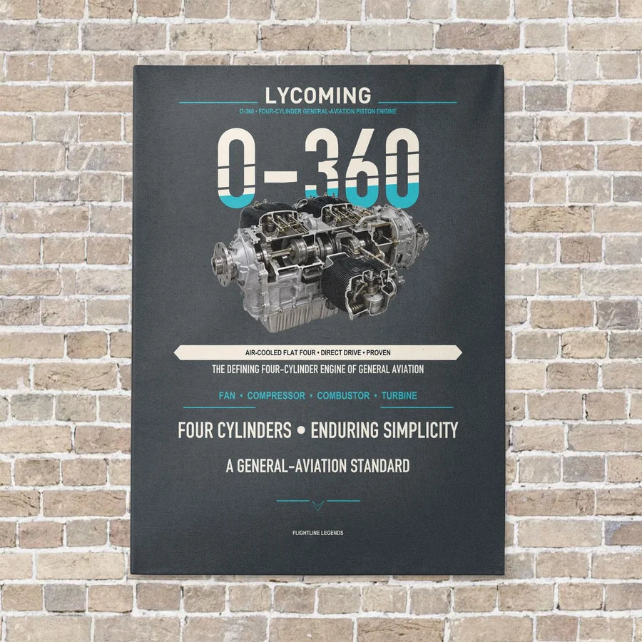 O-360 vertical canvas print - no frame - gray background