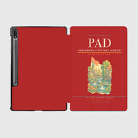 Thumbnail for Paderborn Lippstadt Airport (PAD) design on red samsung tablet tablet case