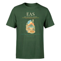 Thumbnail for San Sebastián Airport (EAS) T-Shirt single-side front print in Dark Green | san-sebastián-airport-eas-double-side-t-shirt