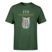Thumbnail for Ithaca Tompkins Regional Airport (ITH) T-Shirt single-side front print in Dark Green | ithaca-tompkins-regional-airport-ith-double-side-t-shirt
