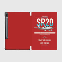 Thumbnail for Cirrus SR20 design on red samsung tablet tablet case