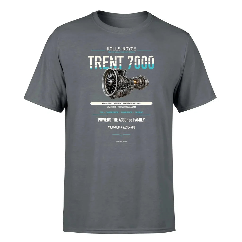 Trent 7000 design on gray single side
