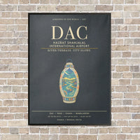 Thumbnail for Hazrat Shahjalal International Airport Dhaka DAC - Canvas Framed - Gray