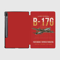 Thumbnail for B-17G Flying Fortress design on red samsung tablet tablet case