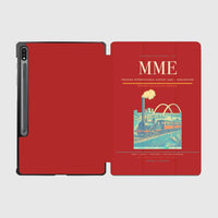 Thumbnail for Teesside International Airport (MME) design on red samsung tablet tablet case