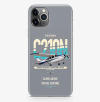 Thumbnail for Cessna T210N Centurion design on gray magsafe iphone case, for iPhone Pro Max