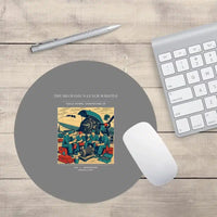 Thumbnail for VINTAGE G4452 - The Mechanic's Lunch Whistle - Designed Mouse Pads design on gray round