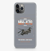 Thumbnail for Boeing MH-47G Chinook design on gray magsafe iphone case, for iPhone Pro Max