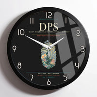 Thumbnail for I Gusti Ngurah Rai International Airport Bali DPS - Subak Sea-Gate Rhythm Wall-Clock Framed - Black