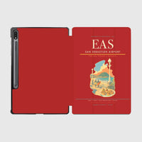 Thumbnail for San Sebastián Airport (EAS) design on red samsung tablet tablet case
