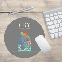 Thumbnail for Grimsey Airport GRY Mouse-Pad Round - Gray