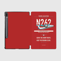 Thumbnail for Nord 262A design on red samsung tablet tablet case