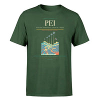 Thumbnail for Matecaña International Airport (PEI) T-Shirt single-side front print in Dark Green | matecaña-international-airport-pei-double-side-t-shirt