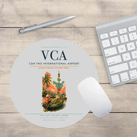 Thumbnail for Can Tho International Airport (VCA) design on light gray round mouse pad