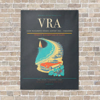 Thumbnail for Juan Gualberto Gómez Airport VRA — Varadero vertical canvas print - no frame - gray background