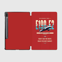 Thumbnail for Embraer E190-E2 design on red samsung tablet tablet case
