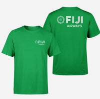 Thumbnail for Fiji Airways Airlines logo on green double side t shirt