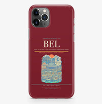 Thumbnail for Belem Airport (BEL) design on dark red iPhone 16 Pro MagSafe case