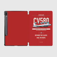 Thumbnail for Convair 580 design on red samsung tablet tablet case