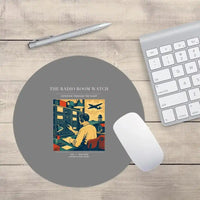 Thumbnail for VINTAGE G4514 - The Radio Room Watch - Designed Mouse Pads design on gray round