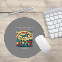 Thumbnail for VINTAGE G4432 - The Rainbow Chasers - Designed Mouse Pads design on gray round