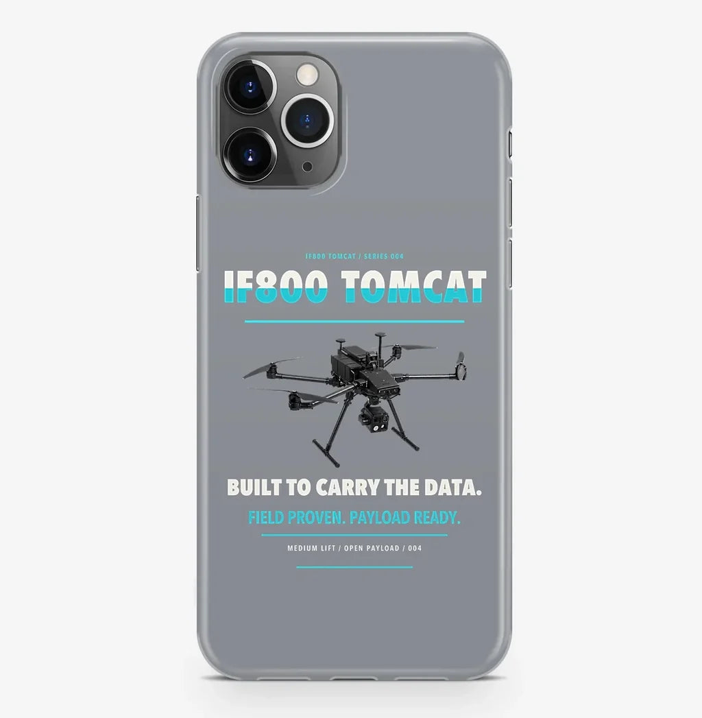Inspired Flight IF800 Tomcat Case ProMax design on gray iphone case promax