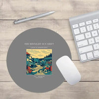 Thumbnail for VINTAGE G4284 - The Midnight Sun Shift - Designed Mouse Pads design on gray round