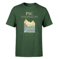 Thumbnail for Tri-Cities Airport (PSC) T-Shirt single-side front print in Dark Green | tri-cities-airport-psc-double-side-t-shirt