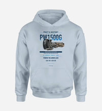 Thumbnail for PW1500G design on light blue hoodie single side