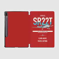 Thumbnail for Cirrus SR22T design on red samsung tablet tablet case