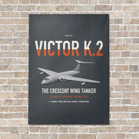 Thumbnail for Handley Page Victor K.2 vertical canvas print - no frame - gray background